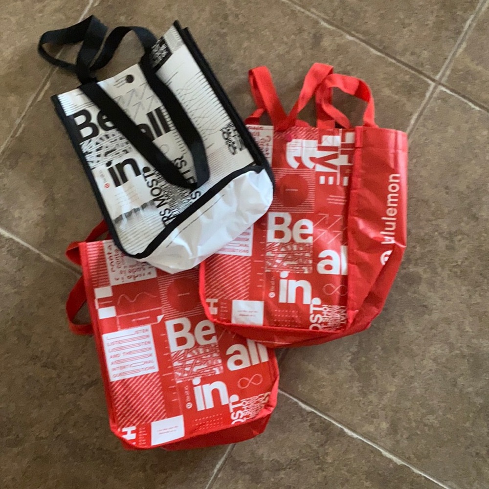 Three lulu bags (all brand new)